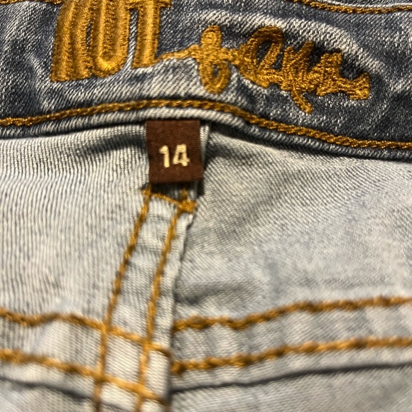 Kut from the Kloth Women's Straight Leg Jeans in Blue size 14 - Picture 6 of 8